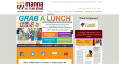 Desktop Screenshot of mannaonmain.org
